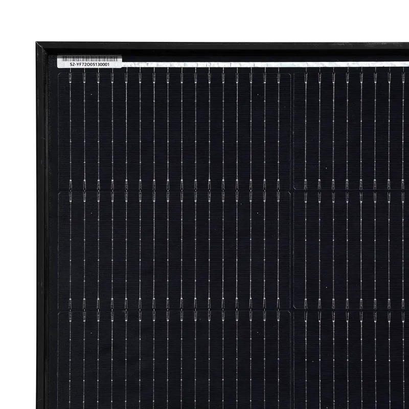 16bb 590W Half Cell Black Solar Panels with CE TUV 30-Years Warranty