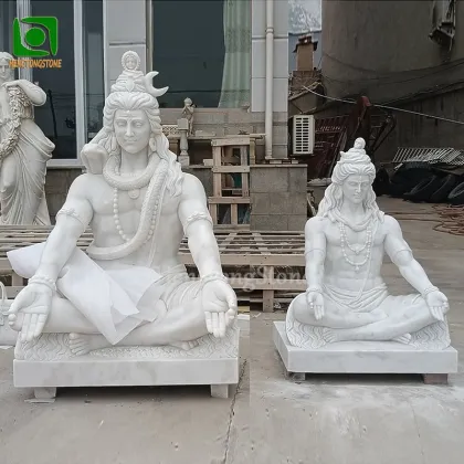 White Marble India Lord Shiva Statue