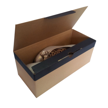 Folding paper mailing box corrugated box