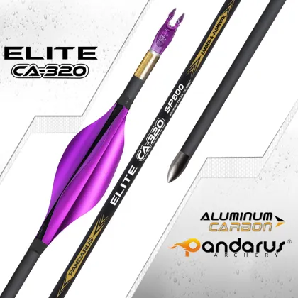 Pandarus Elite CA320 3.2mm ACC Barreled Arrow Shafts for Archery Target Shooting