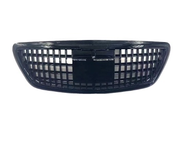 Black W222 Front Grille with ACC - Maybach Style for Mercedes-Benz S Class 2014+