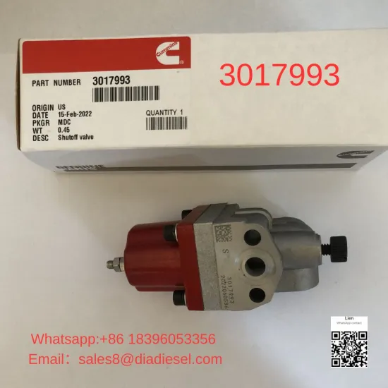 VALVE FUEL SHUTOFF For Cummins 24V 3017993
