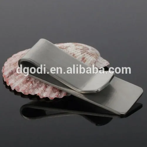 small flat metal blank titanium money clip