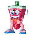 Polymer Clay Cartoon Pizza Watermelon Pizza Watermelon Pizza Watermelon Pizza Not Smaking Ieti, Borosilicate Glak Bong, Khalase Hookah, Khalase ea Metsi a khalase