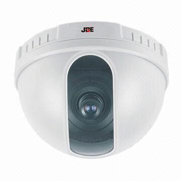 Dome Camera with Automatic Tracking White Balance and 1/3-inch Sony CCD Image Sensor