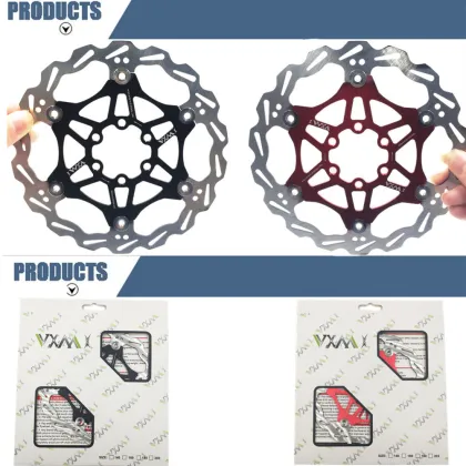 Bicycle Hydraulic Brake Pad MTB Floating Disc Brake Rotor 160mm Ultralight 83g Alloy Bicycle 6"Float Rotors brake Bicycle parts