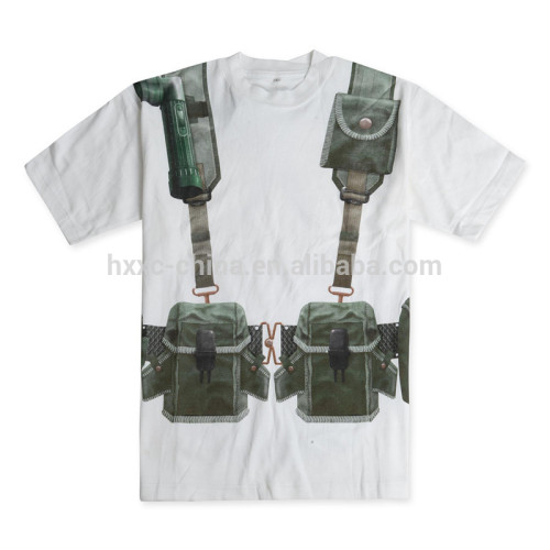 Wholesale 100% Cotton Camouflage Army Camouflage Uniform t-shirt