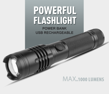 Hot Sale 2017 Handheld Most Powerful 10W XML2 U4LED Aluminium Tactical USB Rechargeable Led Flashlight