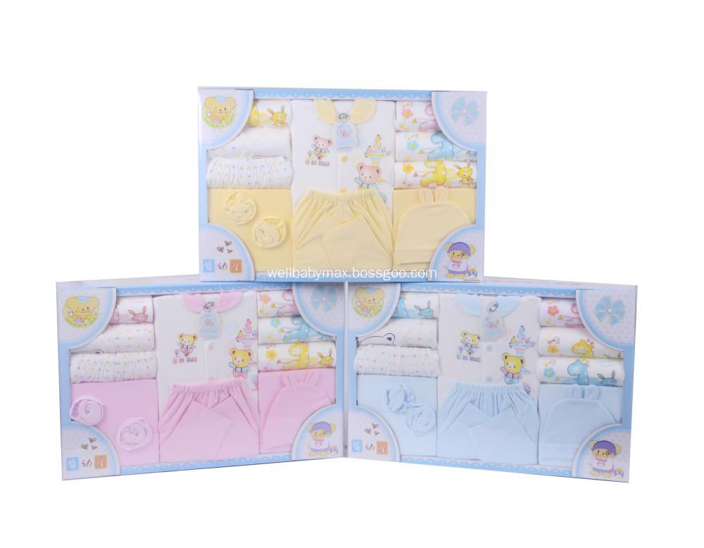 10 Pcs Newborn Baby Luxury Clothes Gift Sets(100% cotton)