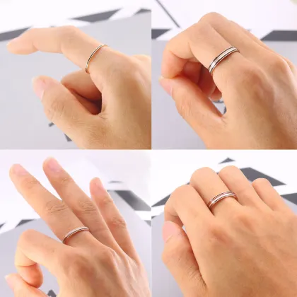 Wholesale Thin Rose Gold Ring Jewelry Sets