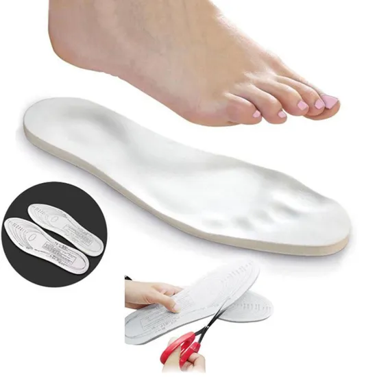 3/5Pair Memory Foam Shoes Pad Orthopedic Breathable Sweat Absorbing Comfy Athletic Insole Shock DIY Healthy Insole
