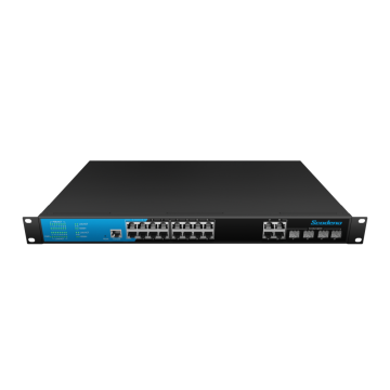 Switch administrado L2+ POE Gigabit 20 puertos