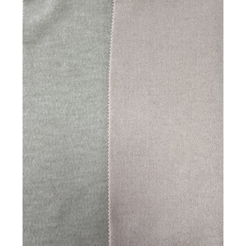 Knitted wool touch TR brushed suiting fabric