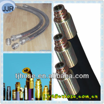 supply hydraulic hose end with fitting in factory price
