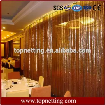 Metallic Sequin Fabric Curtain