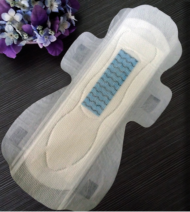 sanitary napkin with wings