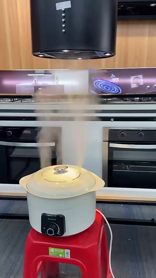 Major Kitchen Appliances Curved Tubular's Cooker Hood Extractor Cooker Hood Kitchen Vent ISLAND Range Hood Chimney