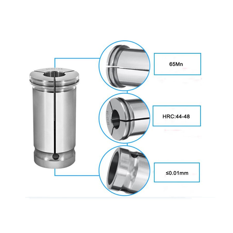 Précision Spring Straight Collet Lathe Milling Chuck