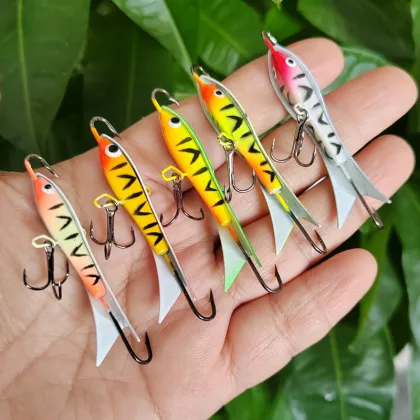 61mm 10g Sinking Balance Ice Fishing Jig Lure for Panfish, Crappie, Sunfish, Perch