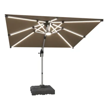 Custom Furniture Patio Umbrella: Large Double Cantilever Parasol for Gardens