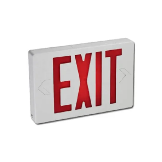 UL Certified Red/Green Thermoplastic ABS Housing LED Exit Sign from 1967 Manufacturer