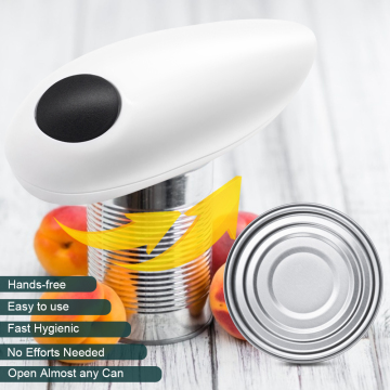 Hands-Free Electric Can Opener: Convenient One-Touch Kitchen Appliance