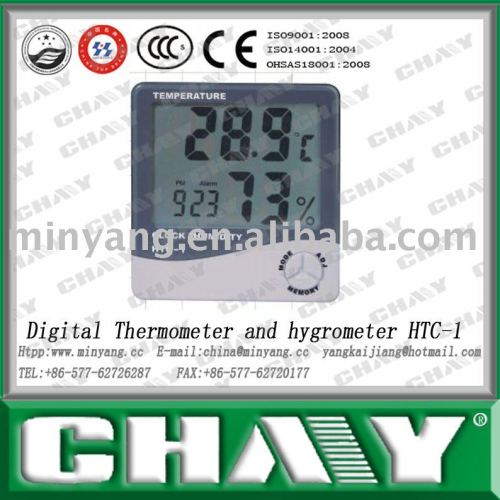 Digital Thermometer and hygrometer HTC-1