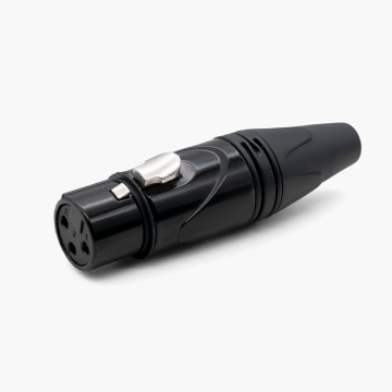 JINGYI Hot Selling Golden Pin 3Pin XLR Female Connector