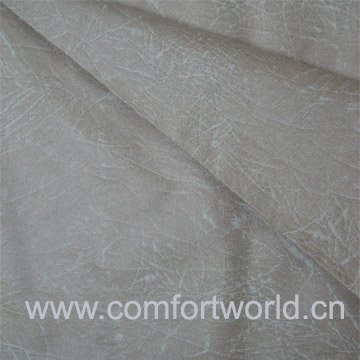 เส้นยืน Suede โซฟาผ้า Bronzing
