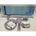 Chrome shower arm three way diverter for hand shower