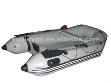 good quality inflatable racing boat, one person inflatable pontoon boat for sale