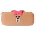 Choco Character Cute Silicone Pencil Case Pouch Bag