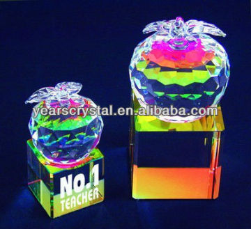 Lovely crystal apple souvenir(G-0219)