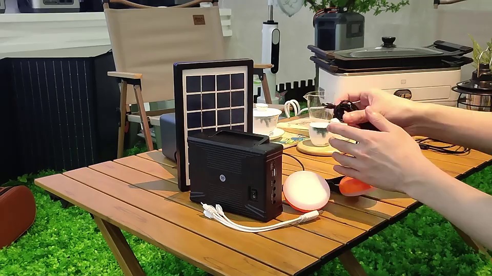 Outdoor Waterproof Camping Foldable Solar Lighting System