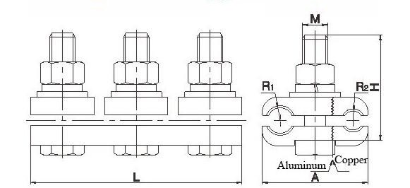 JBTL Cu&Al Parallel Groove Clamps