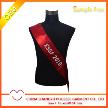 Graduation stole Polyester satin sash for celebration