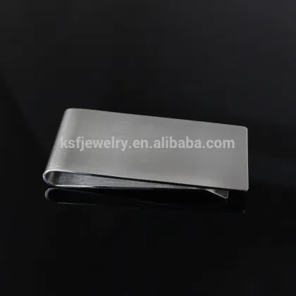 Blank Stainless Steel Money Clips Metal Clips For Father's Day