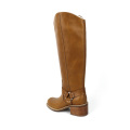 Elegant Square-Toe Knee-High Boots
