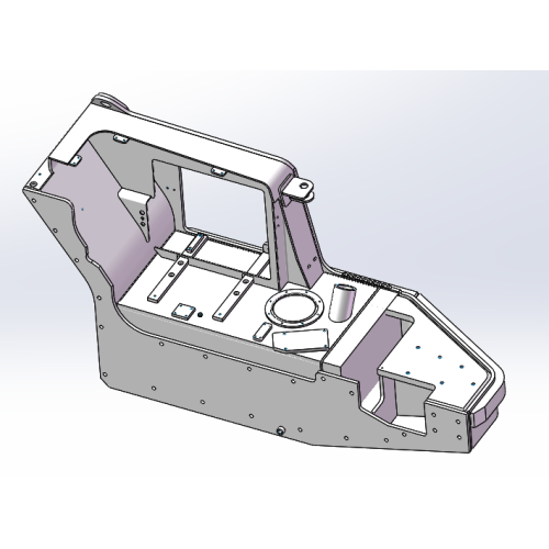 Правый топливный бак в сборе для погрузчика Xul410