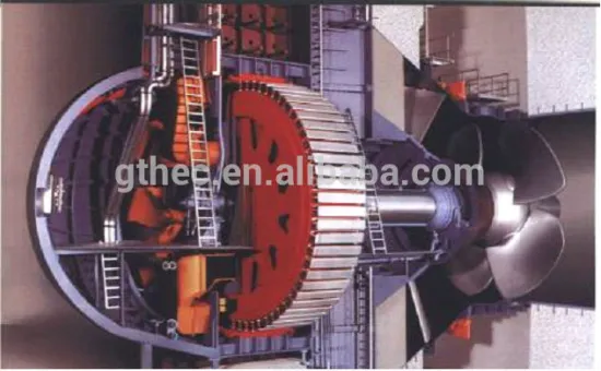 Forged tubular water turbine generator