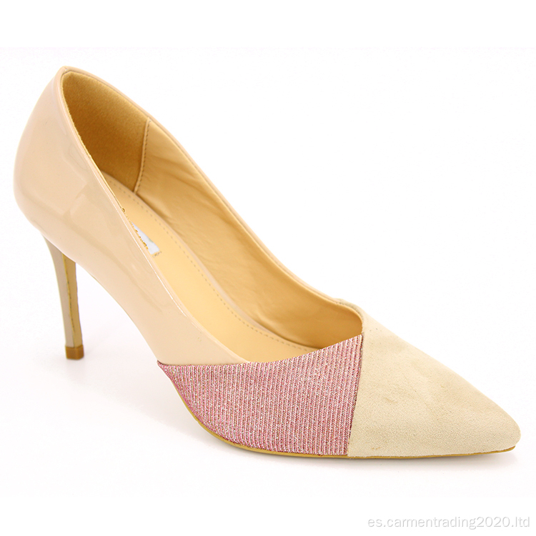 Bricolaje 2021 primavera nuevas mujeres puntiagudas tacones altos