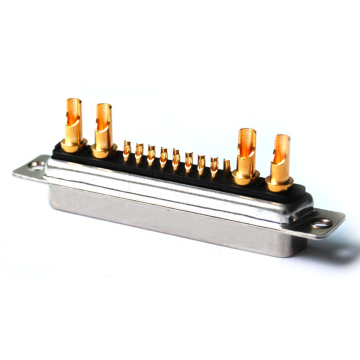 High Power D-SUB 21W4 Vrouwelijke soldeertype connector