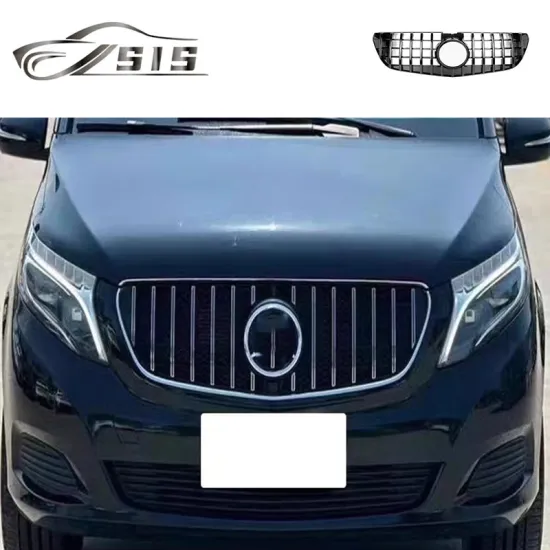 V-Class W447 Vito ABS Material Car Grills 2016-2023 GT Style Front Grill