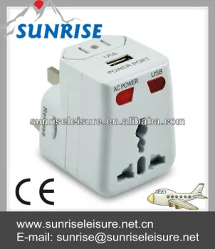 36184# Universal Travel AC Power Adapter USB Charger