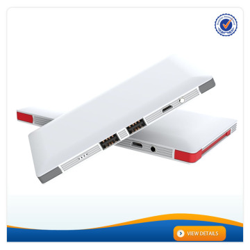 AWC928 11mm Slim High Capacity 10000mAh 5V 2A Charger Dual USB Mobile Phone Charger For iphone 6 Cable Charger