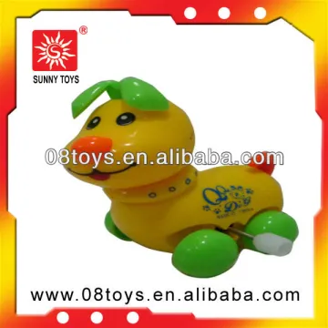 Carton wind up toy dog