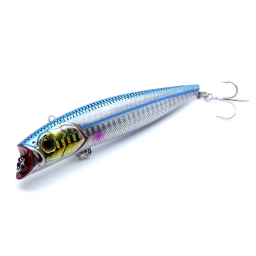 AOCLU Topwater Floating Minnow Lipless Shallow Diver 115mm 14g Hard Bait Fishing Lure for Sea Bass