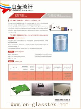 13micron 4800tex sheet-shaped film plastic roving