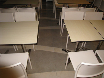 waterproof restaurant table top cafe table