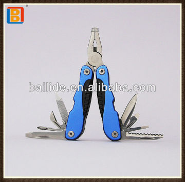 2017 Hot Selling 9 In 1 Mini Combination Plier Folding Plier Multi Functional Hand Tool Pliers
